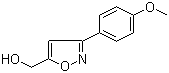 [3-(4-Methoxyphenyl)-5-isoxazolyl]methanol molecular structure (CAS 206055-86-9)