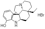 Aspidospermidin-17-ol monohydrobromide molecular structure (CAS 206196-96-5)