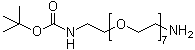 25-Amino-5,8,11,14,17,20,23-heptaoxa-2-azapentacosanoic acid 1,1-dimethylethyl ester molecular structure (CAS 206265-98-7)