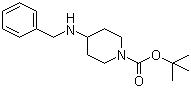 1-Boc-4-苄氨基哌啶分子结构 (CAS 206273-87-2)