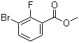 Methyl 3-bromo-2-fluorobenzoate molecular structure (CAS 206551-41-9)