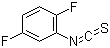 structure of CAS# 206559-57-1, 2,5-Difluorophenyl isothiocyanate;1,4-Difluoro-2-isothiocyanatobenzene