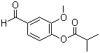 异丁酸香兰酯分子结构 (CAS 20665-85-4)