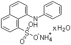 结构式 CAS# 206659-00-9, 8-(苯基氨基)-1-萘磺酸铵盐水合物