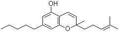 Cannabichromene molecular structure (CAS 20675-51-8)