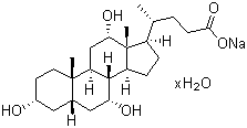 Sodium cholate hydrate molecular structure (CAS 206986-87-0)