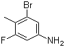 结构式 CAS# 207110-35-8, 3-溴-5-氟-4-甲基苯胺
