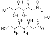 1-Deoxy-1-nitro-D-iditol hemihydrate molecular structure (CAS 207121-57-1)