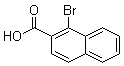 1-溴-2-萘甲酸分子结构 (CAS 20717-79-7)