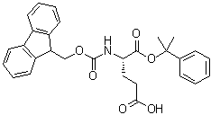 N-[(9H-Fluoren-9-ylmethoxy)carbonyl]-L-glutamic acid 1-(1-methyl-1-phenylethyl) ester molecular structure (CAS 207305-97-3)