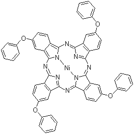 Nickel(II) 2,9,16,23-tetraphenoxy-29H,31H-phthalocyanine molecular structure (CAS 207569-15-1)