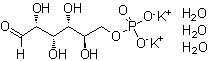 D-Glucose 6-(dihydrogen phosphate) dipotassium salt trihydrate molecular structure (CAS 207727-36-4)