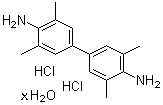 3,3',5,5'-Tetramethyl-[1,1'-biphenyl]-4,4'-diamine hydrochloride hydrate molecular structure (CAS 207738-08-7)
