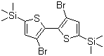 3,3'-Dibromo-5,5'-bis(trimethylsilyl)-2,2'-bithiophene molecular structure (CAS 207742-50-5)