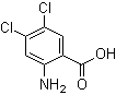 structure of CAS# 20776-61-8, 2-Amino-4,5-dichlorobenzoic acid;4,5-Dichloroanthranilic acid