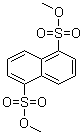 1,5-萘二磺酸二甲酯分子结构 (CAS 20779-13-9)