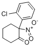 2-(2-Chlorophenyl)-2-nitrocyclohexanone molecular structure (CAS 2079878-75-2)