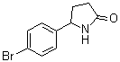 5-(4-Bromophenyl)-2-pyrrolidinone molecular structure (CAS 207989-90-0)