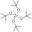 Zirconium tert-butoxide molecular structure (CAS 2081-12-1)