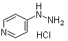structure of CAS# 20815-52-5, 4-Hydrazinopyridine hydrochloride;(Pyridin-4-yl)hydrazine hydrochloride; 4-(Hydrazinyl)pyridine hydrochloride