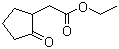 2-氧代环戊基乙酸乙酯分子结构 (CAS 20826-94-2)