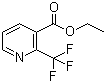 structure of CAS# 208517-35-5, Ethyl 2-(trifluoromethyl)nicotinate;2-Trifluoromethylnicotinic acid ethyl ester