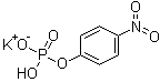 Phosphoric acid mono(4-nitrophenyl) ester monopotassium salt molecular structure (CAS 208651-58-5)