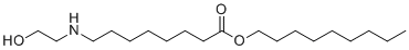 8-[(2-hydroxyethyl)amino]-Octanoic acid nonyl ester molecular structure (CAS 2089253-37-0)