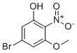 5-Bromo-3-methoxy-2-nitrophenol molecular structure (CAS 2091406-69-6)