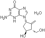 Entecavir hydrate molecular structure (CAS 209216-23-9)