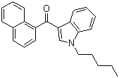 1-Pentyl-3-(1-naphthoyl)indole molecular structure (CAS 209414-07-3)