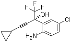 (S)-1-(2-Amino-5-chlorophenyl)-1-(trifluoromethyl)-3-cyclopropyl-2-propyn-1-ol molecular structure (CAS 209414-27-7)