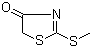 结构式 CAS# 20949-66-0, 2-(甲硫基)-1,3-噻唑-4(5H)-酮