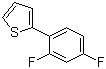 2-(2,4-Difluorophenyl)thiophene molecular structure (CAS 209592-66-5)