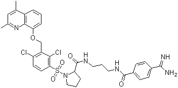Anatibant molecular structure (CAS 209733-45-9)