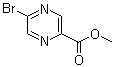 5-Bromopyrazinecarboxylic acid methyl ester molecular structure (CAS 210037-58-4)