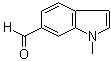 structure of CAS# 21005-45-8, 1-Methyl-1H-indole-6-carboxaldehyde;6-Formyl-1-methylindole