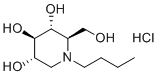 Miglustat hydrochloride molecular structure (CAS 210110-90-0)