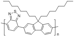 9,9-Dioctylfluorene-2,1,3-benzothiadiazole copolymer molecular structure (CAS 210347-52-7)