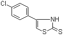 structure of CAS# 2104-00-9, 4-(4-Chlorophenyl)-4-thiazoline-2-thione