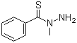 N-甲基-N-硫代苯甲酰肼分子结构 (CAS 21048-05-5)