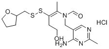 盐酸呋喃硫胺分子结构 (CAS 2105-43-3)