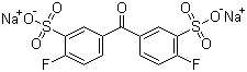 Disodium 3,3'-disulfonate-4,4'-difluorobenzophenone molecular structure (CAS 210531-45-6)
