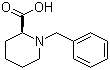 (2S)-1-(苯基甲基)-2-哌啶羧酸分子结构 (CAS 210533-45-2)