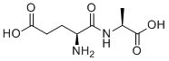 结构式 CAS# 21064-18-6, L-alpha-谷氨酰-L-丙氨酸