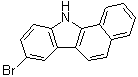 structure of CAS# 21064-34-6, 8-Bromo-11H-benzo[a]carbazole