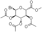 structure of CAS# 21085-72-3, Methyl acetobromo-alpha-D-glucuronate;Bromomethyltriacetyl glucuronate; Methyl 1-bromo-1-deoxy-2,3,4-tri-O-acetyl-alpha-D-glucopyranuronate; Methyl 2,3,4-tri-O-acetyl-1-bromo-1-deoxy-alpha-D-glucopyranosyluronate; Methyl (3S,4R,6R)-3,4,5-tris(acetoxy)-6-bromotetrahydro-2H-pyran-2-carboxylate