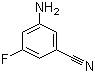 5-氨基-3-氟苯腈分子结构 (CAS 210992-28-2)