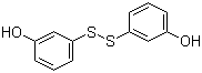 structure of CAS# 21101-56-4, 3,3'-Dihydroxydiphenyl disulfide;Bis(3-hydroxyphenyl) disulfide