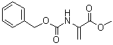 结构式 CAS# 21149-17-7, 2-[(苄氧羰基)氨基]丙烯酸甲酯